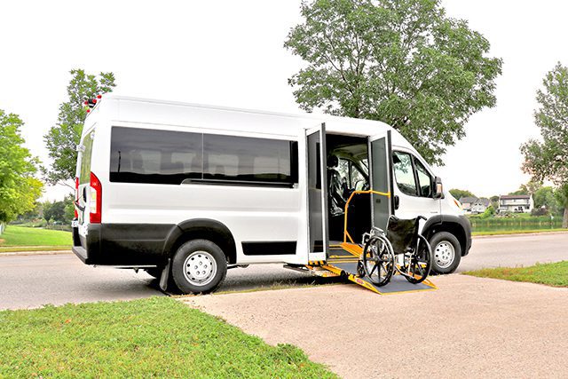 P5 side entry promaster wheelchair van