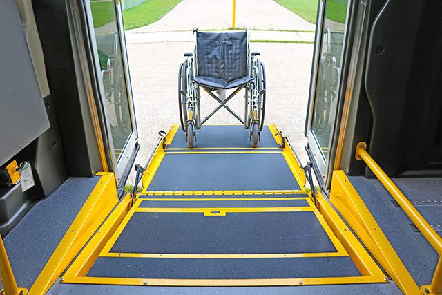 transit grade BraunAbility wheelchair ramp