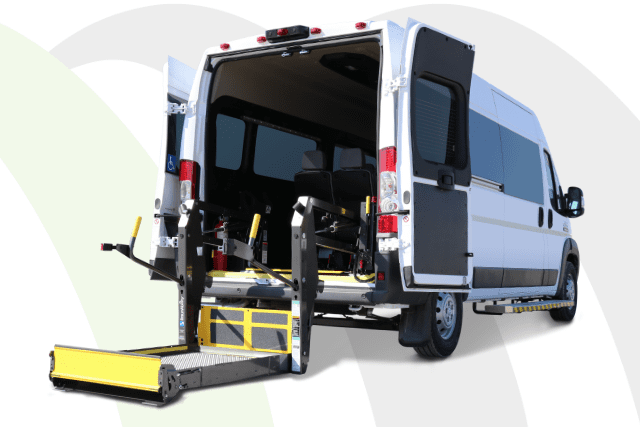 Rear Lift Ram Promaster wheelchair van for sale