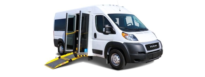 Ram Promaster P4 wheelchair accessible van