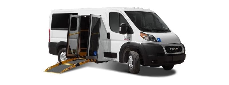 Ram promaster p3 wheelchair accessible van