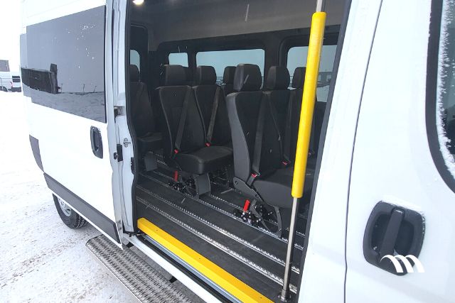 Seats inside passenger van