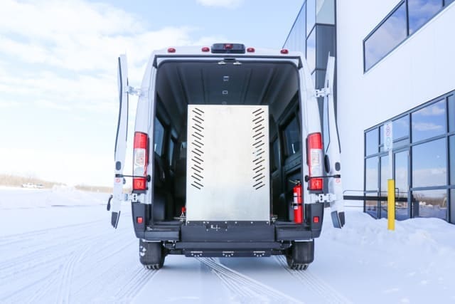Rear entry with ramp up