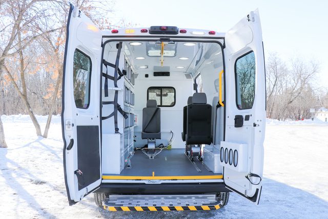 Interior of the Mobile Response Van
