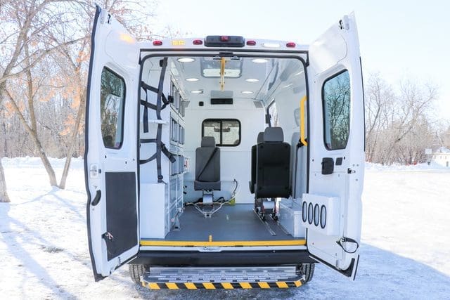 Interior of the Mobile Response Van