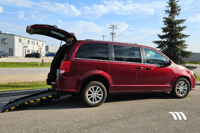 Red Rear Entry Grand Caravan for Sale