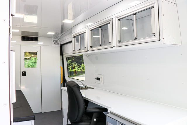 Mobile Medical Clinic Van doctors office