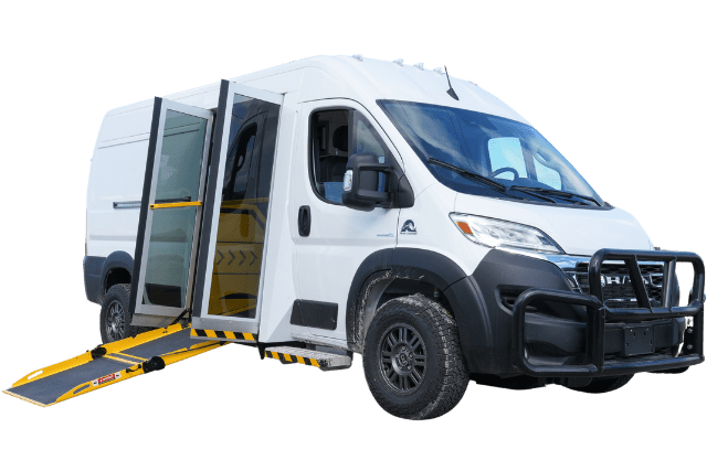 Mobile Counselling Van from MoveMobility with Side Ramp