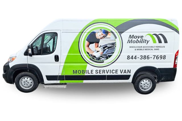 MoveMobility mobile service van - serving wheelchair van owners in the GTA
