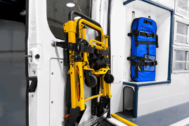 Type II Ambulance rear stair