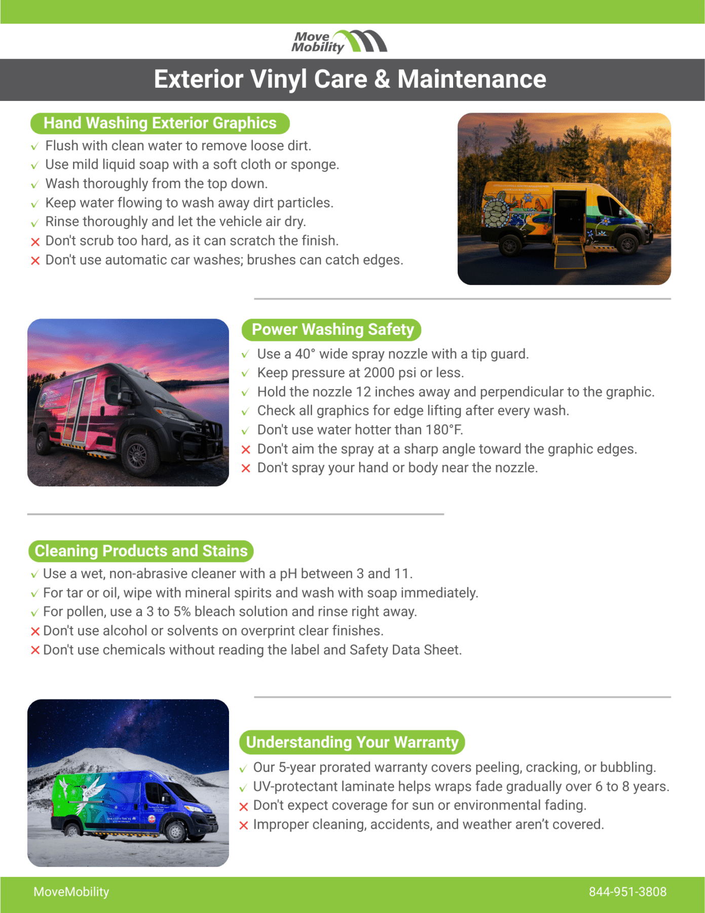 Vehicle wrap maintenance