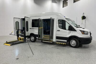 2026 Ford Transit Rear Side Entry Wheelchair Lift Van For Sale (P118314)