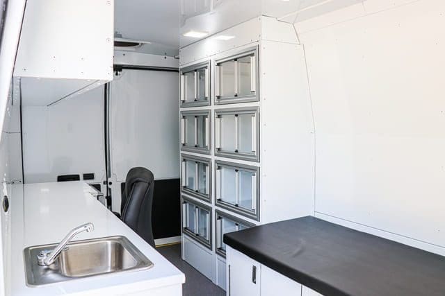 Fourgonnette de clinique médicale mobile