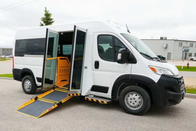 P4 3-in-1 Van for ambulatory, wheelchair, and stretcher transportation.