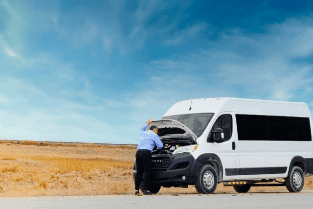 RAM ProMaster hood up